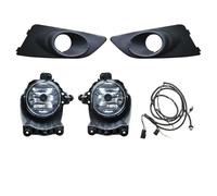 Msisuhoa For Chevrolet For AVEO For Sonic 2011 2012 2013 1 Set Fog Lights Frame Grille Grilles Front Bumper Driving Fog Lamp Car Front Fog Lamp(Halogen set)