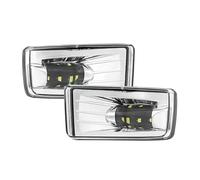 Msisuhoa For Chevrolet For Silverado For Avalanche For Suburban For Tahoe For GMC For Sierra For Yukon Fog Lights Assembly LED Fog Lights Car Front Fog Lamp(Chrome)