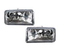 Msisuhoa For Chevrolet For Silverado For Tahoe For Suburban For Avalanche 2007-2013 Front Bumper Fog Light GM2593160 GM2592160 Car Front Fog Lamp(White Lens-1Pair)