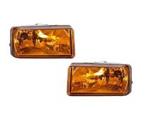 Msisuhoa For Chevrolet For Silverado For Tahoe For Suburban For Avalanche 2007-2013 Front Bumper Fog Light GM2593160 GM2592160 Car Front Fog Lamp(Yellow Lens-1Pair)