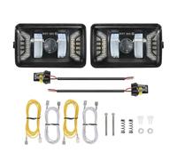 Msisuhoa For F150 2015 2016 2017 2018 2019 2020 2pcs Car LED Fog Lights With DRL+Turn Light With Extension Cord Car Front Fog Lamp