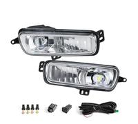 Msisuhoa For Focus MK3 2015 2016 2017 2018 LED Car Front Bumper Fog Lamp Fit White Headlight Daytime Running Light Accessories Car Front Fog Lamp(A Set Fog Lamp)