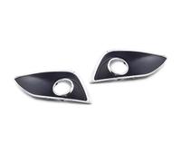 Msisuhoa For Hyundai For IX35 2009 2010 2011 2012 Car Front Bumper Fog Light Cover Chrome Frame Hood Foglight Lamp Frame Cover Trim Car Front Fog Lamp(Left and Right)