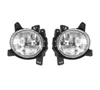 Msisuhoa For Hyundai For Santa Fe 2.4 2009 2010 2011 2012 Car Front Foglight Fog Lamp Assembly Foglamp With Bulb With Harness Car Front Fog Lamp(Light 2Pcs)