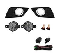 Msisuhoa For Nissan For Sentra For Sylphy 2016 2017 2018 LED Fog Light Car DRL Daytime Running Lamp Bumper Driving Switch Relay Car Front Fog Lamp(Led Yellow)