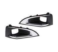 Msisuhoa For Peugeot 3008 P84 2016 2017 2018 2019 9817136777 Front Bumper Fog Light Cover Grille Fog Lamp Grilles Trim Foglight Frame Car Front Fog Lamp(Left and Right)