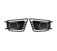Msisuhoa For Toyota For Tacoma 2012-2015 LED DRL Fog Lamps Daytime Running Lights Front Bumper Driving White Yellow Turn Signal 12V Car Front Fog Lamp(2 Colors DRL Only)