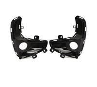 Msisuhoa For Toyota For Yaris For Vios 2020 2021 2022 Car LED Front Bumper Fog Light Fog Lamp Cover Wire Harness Grille Foglights Frame Car Front Fog Lamp(Only covers)