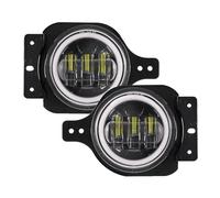 Msisuhoa Front Fog Light For Jeep For Wrangler JL 2018 2019 2020 2021 2022 2023 A Pair Of 4 Inch Car Fog Lamps With Ha-lo Ring Angel Eyes Car Front Fog Lamp