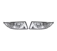 Msisuhoa Front Fog Light For Skoda For Fabia MK2 5J 2011 2012 2013 2014 Car Accessories Bumper Fog Light Signal Lamp With Bulb 5J0941699B 5J0941700B Car Front Fog Lamp(White 1 Pair)