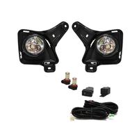 Msisuhoa Front Fog Light For Toyota For Hiace For Quantam 2012-2013 LED DRL Fog Lights Headlights Fog Light Accessories 12V Car Fog Lights Car Front Fog Lamp(LED WHITE)