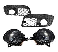 Msisuhoa Front Fog Light For VW For Jetta MK5 For GLI 2006 2007 2008 2009 1Set Fog Light Foglamps With Cover Honeycomb Mesh Grilles Car Front Fog Lamp