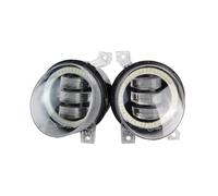 Msisuhoa Front Fog Light For VW For Scirocco 3 III 2008-2014 2 X Angel Eye LED Fog Light DRL Canbus Car Fog Daytime Running Lamp Assembly Car Front Fog Lamp(Yellow and Red)