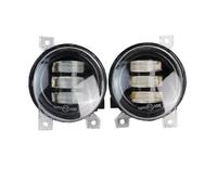 Msisuhoa Front Fog Light For VW For Scirocco 3 III 2008-2014 2 X Angel Eye LED Fog Light DRL Canbus Car Fog Daytime Running Lamp Assembly Car Front Fog Lamp(White)