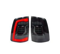 Msisuhoaf Car Rear Tail Light Lamp For Dodge For Ram 1500 2500 3500 4th Gen 2009-2018 LED Tail Lights Sequential Yellow Turn Signal Black Rear Lamps Assembly Rear Tail Lights