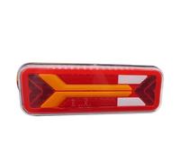 Msisuhoaf Rear Light Assembly For Lorry Bus Trailer Truck Reflector Reverse Light Taillight LED Tail Dynamic Brake Stop Turn Signal Rear Fog Lamp(1PCS 12-36V)