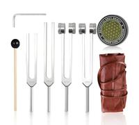 Msiud 4 PCS Sound Healing Tuning Forks Set, Aluminum Vibration Instruments