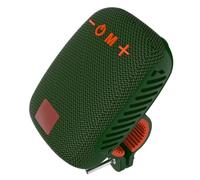 Msiud Bike Blue Tooth Speaker, Portable Handlebar with FM Radio, Integrated Design Speaker with Loud Sound for Riding, IPX5, Support Memory Card, Wire Less for Cycling, Hiking (Dark Green)