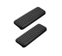 Msiud Ergonomic Elbow Rest, 2 Pcs Memory Foam Gel Desk Arm Cushion Pad Sets | Anti-Slip Base with Acupressure Grooves for Office Gaming Typing Programming Design Workstation Accessory, Durable Practical