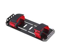 Msiud Rc Car Battery Plate, Portable Carbon Fiber Mounting Board With Straps Screws Accessories Mount Tray Bracket Expansion Boards Conservation Parts Connector Scx1 1/10 Crawler Plates Replacement