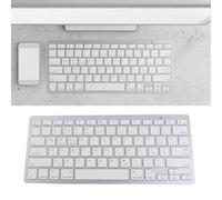 Msiud Universal Multi Device Blue Tooth Keyboard, Ultra Compact Wireless for German French Spanish Italian, Compatible (German QWETZ Layout)