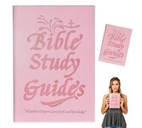 MSJGA Bible Study Guide, 66 Page Bible Study Guide Daily Devotional Journal Prayer Study Notebook Planner, A Yearlong Bible Study Plan for Women-Daily Study Christmas gift