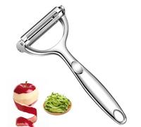 Msjuwek 3-in-1 Vegetable Peeler, Stainless Steel Y-Shaped Potato Peeler and Shredder, Multi-Functional Kitchen Tool for Peeling, Shredding and Julienne Cabbage