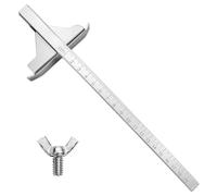 Msjuwek Premium Replacement Circular Saw Edge Guide with Scale - 11mm Metal Alignment Rail Compatible with DC390K DW936 DC310 DC300 - Ensures Accurate Straight Cuts for Woodworking