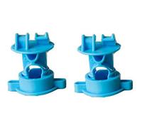 Mskidand 100Pcs Electric Fence Wire Insulators Pulse Electronic Fencing Accessories Middle Pole Insulator