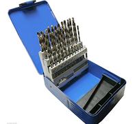 Mskidand 51pc Engineering Drill Bit Set Hss 1-6mm in 0.1mm Increments