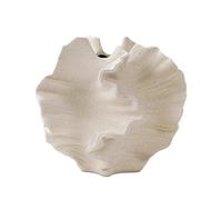 Mskidand Coral Vase Nordic Art Container for Flower Pampas Grass Vase Living Room Tabletop Centerpieces Decor Creamy-White A High Guality