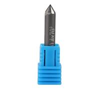 Mskidand PCD Diamond Engraving Bits Engraver CNC Carving Tools Stone Carbide Milling Cutter on Marble D6XL40X70degreeX0.4