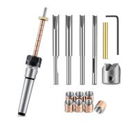 Mskidand Pen Making Kit Pen Shaft and Pen Holder Trimming Set Wood Turning Mandrel for Making Pen Woodworking Lathe Accessories B
