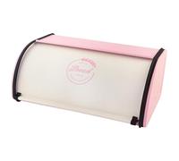 Mskmnkot Bread Bin Sturdy Metal Bread Storage Box Large Capacity Cute Holder Multipurpose Organizer Kitchen Storage Container with Lid for Home Decoration