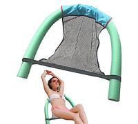 Mskmnkot Pool Noodle Mesh Chair Noodle Swimming Float Chair 2.56x59.06 Inch Pool Mesh Floating Water Floating Hammock Swimming Float for Summer Party