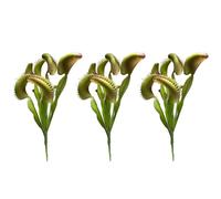 Mskmnkot Venus Flytrap, 3PCS 15.8 Inch Artificial Venus Fly Trap Plants, Lifelike 8-Head Fly Trap Costume, Reusable Faux Plants for Office Home Table Vase Garden Indoor