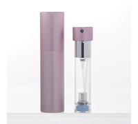 MSLSOZ Refillable Perfume Sprayer, travel atomiser refillable, Mini Empty Perfume Bottle Filled from the Bottom, Swivel Top Opening, Women's Leak Proof perfume Dispenser, 5ml (Matte Pink)