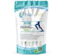 MSM 1000mg (Methylsulphonylmethane) Important Source of Organic Sulfur | Joint Support, Muscle Recovery & Hair Growth | 120 Capsules