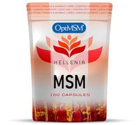 MSM Capsules Using Branded OptiMSM - 180 Capsules | 100% Pure Methyl Sulphonyl Methane | The Purest, Most Researched MSM, No Additives & Non-GMO | Suitable for Vegans