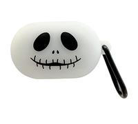 Msm-case Silicone Case Compatible with Oppo Enco Buds, [Supports Wireless Charging] [Shockproof Protective Case] Beautiful 3D Cartoon White Bone