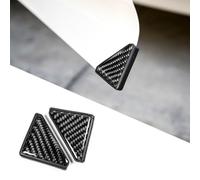 MSMDG 2Pcs Car Front Door Anti Collision Corner Guards for Lexus CT GS GX is ES LS LC LX NX RX RC 200 250 350 450H 200H 300H ES300h, Anti-Collision Auto Door Edge Carbon Fiber Sticker,A/Black