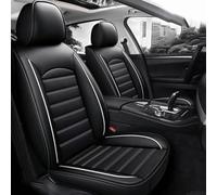 Car Cover Seats Full Set For Ford S-MAX SMAX 2017, Set Waterproof Seat Covers, Set Leather Car Seat Cushion Protectors,D/black and white