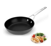 MSMK 18cm Non Stick Frying Pan, Long Lasting Forged Aluminium Frying Pan, Wok Non Stick, Scratch-Resistant, Induction Compatible, PTFE/PFOA/PFAS Free, Stainless Steel Handle