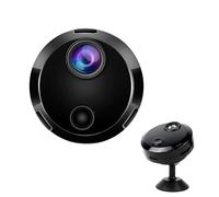 MSMXCS 1080P HD Hidden Cameras for Home Security - Mini Spy Camera Wireless WiFi - Indoor Nanny Cam with Audio and Video - Small Secret CCTV Surveillance Camera with Night Vision and Motion Detection