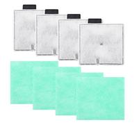 MSMXCS 8PCS CF1 Finest-Filters Fish Tank Filter Cartridges Compatible With Interpet Internal CF Cartridge Filters CF1 4 Months Service Kit Replacement Set(4 X Filter Cartridges, 4 X Algaway Pads)