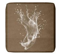 MSNCS 1/2/4 PCS Sofa Seat Cushion Covers Outdoor Waterproof,Garden Replacement Furniture Seat Covers with zipper,Washable,for Indoor Outdoor Patio Sofa(Dark Coffee,60x60x10cm 1pcs)