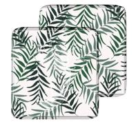 MSNCS 1/2/4 PCS Sofa Seat Cushion Covers Outdoor Waterproof,Garden Replacement Furniture Seat Covers with zipper,Washable,for Indoor Outdoor Patio Sofa(Leaf Green,50x50x5cm 2pcs)