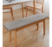 MSNCS Bench Cushion Pad 120/150/100 cm, Bench Cushion Dining Chair Pads 2/3 Seater, Not-slip Kitchen Bench Cushion with Ties, Bench Chair Cushion for Outdoor/Indoor Patio Furniture(#10,35x150cm)