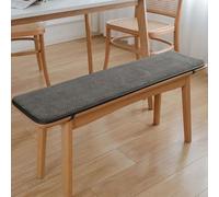 MSNCS Bench Cushion Pad 120/150/100 cm, Bench Cushion Dining Chair Pads 2/3 Seater, Not-slip Kitchen Bench Cushion with Ties, Bench Chair Cushion for Outdoor/Indoor Patio Furniture(#2,40x150cm)