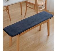 MSNCS Bench Cushion Pad 120/150/100 cm, Bench Cushion Dining Chair Pads 2/3 Seater, Not-slip Kitchen Bench Cushion with Ties, Bench Chair Cushion for Outdoor/Indoor Patio Furniture(#6,35x180cm)